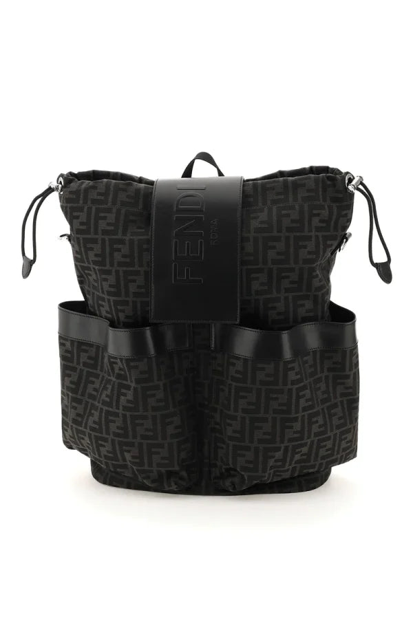 Fendi Strike Medium Black Backpack