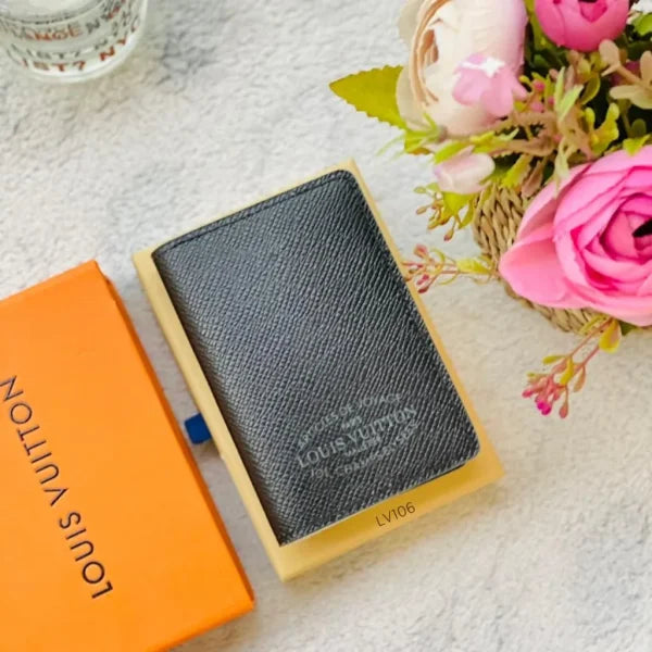 Louis Vuitton Passport Cover Leather Wallet