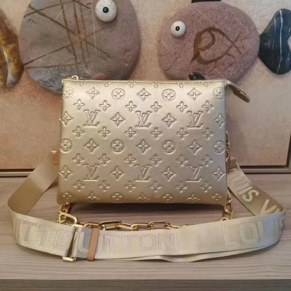 Louis Vuitton Coussin PM Monograph Lamb Leather Shoulder Bag