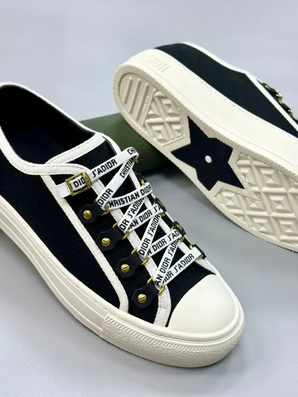 Christian Dior Canvas Low Top Sneakers