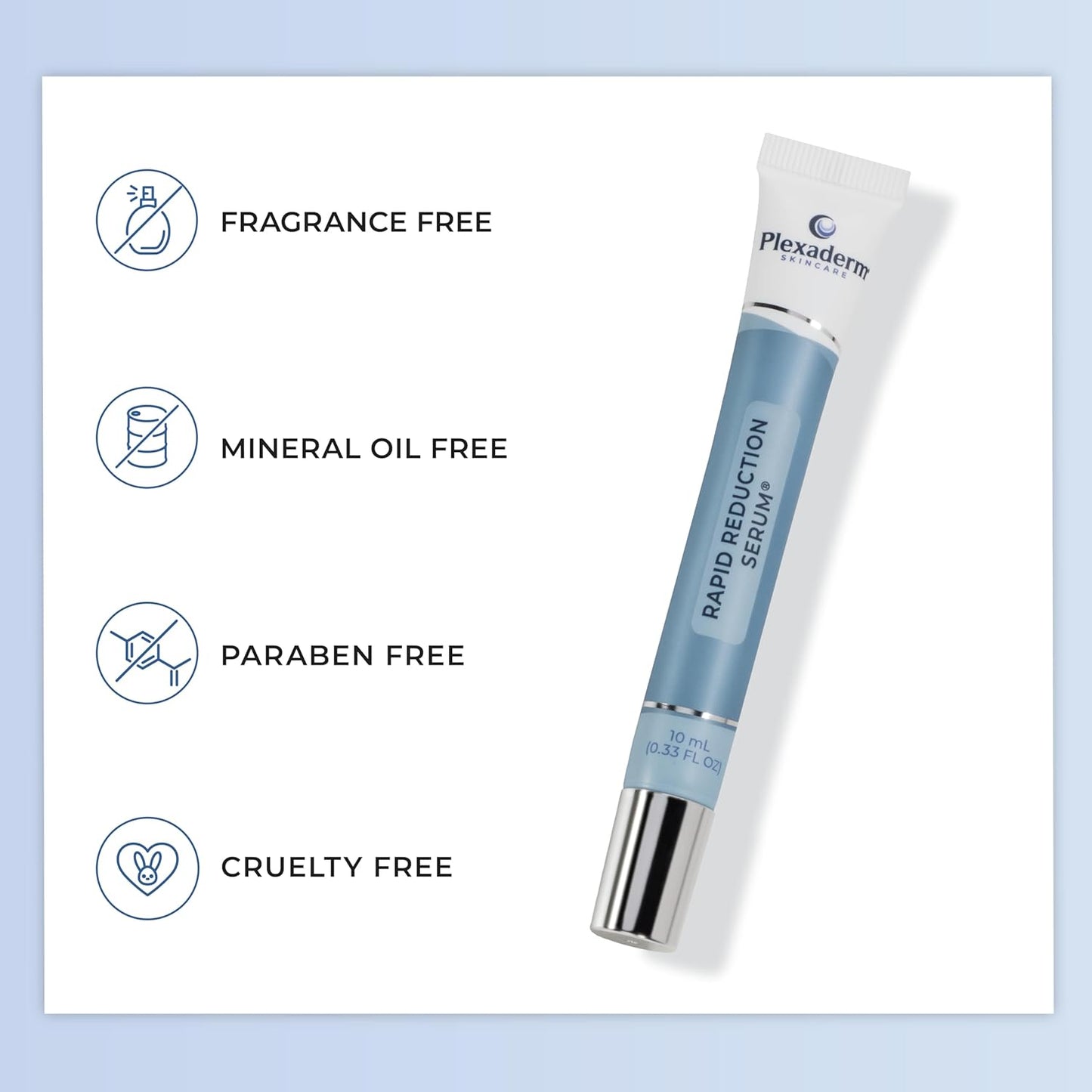 Plexaderm Rapid Reduction Serum – Instantly Reduces Under Eye Bags, Dark Circles, Crow’s Feet, Fine Lines & Wrinkles in Minutes – Temporary Tightening Face Serum for Smoother-Looking Skin
