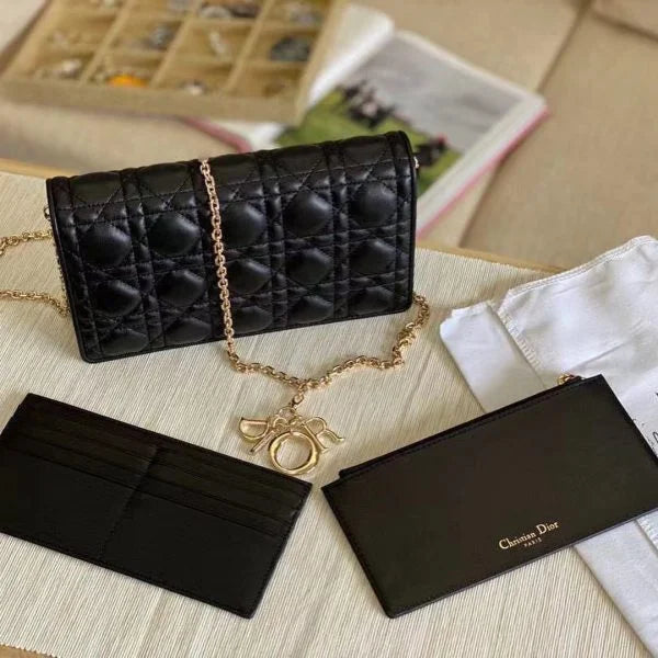 Lady Dior Voyageur Wallets 鈥� 3 Colors