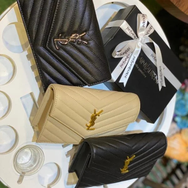 YSL Monogram Chain Wallet