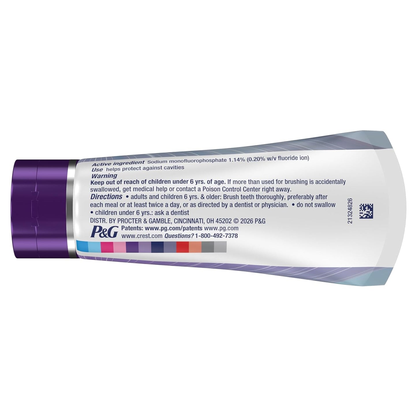 Crest 3DWhite Brilliance Deep Stain Remover Ultra White Toothpaste - 2.1oz