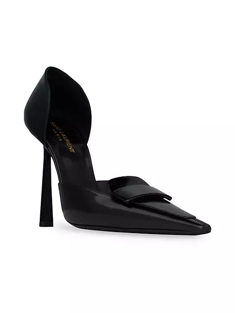 Saint Laurent D鈥檕rsay Leather Pumps