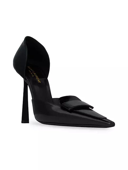 Saint Laurent D鈥檕rsay Leather Pumps