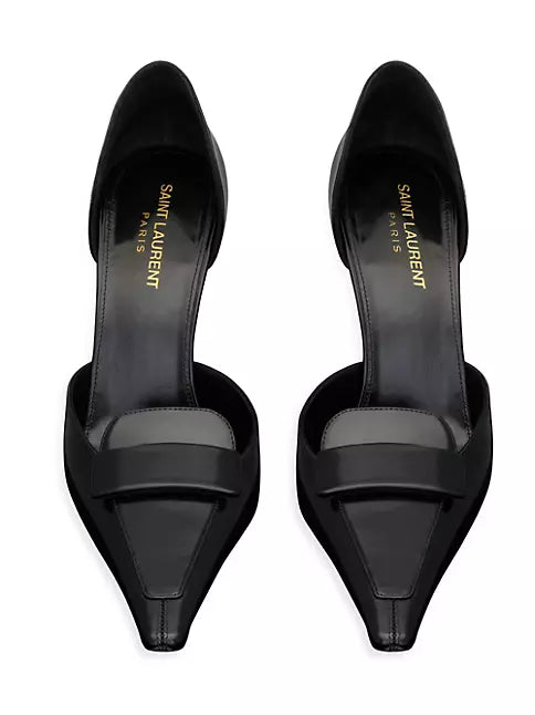 Saint Laurent D鈥檕rsay Leather Pumps