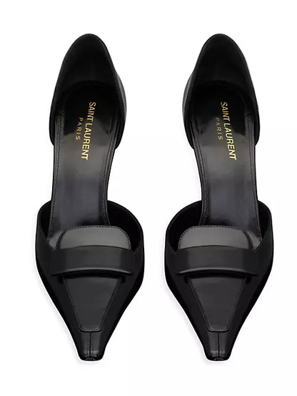 Saint Laurent D鈥檕rsay Leather Pumps