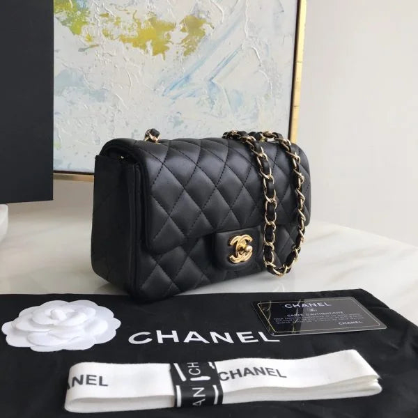 Chanel Flap Designer Bag 鈥� Black
