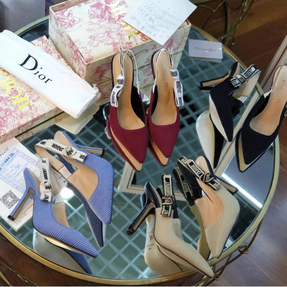 Christian Dior J鈥橝dior Slingback Pump Heels For Women