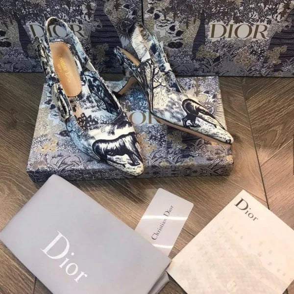 Christian Dior J鈥橝dior Slingback Pump Heels For Women