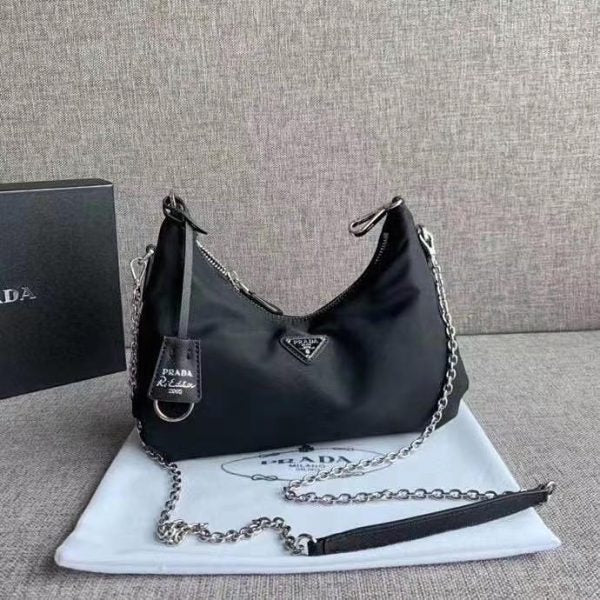 Prada Re-Edition 2005 Nylon Hobo Bags for Women