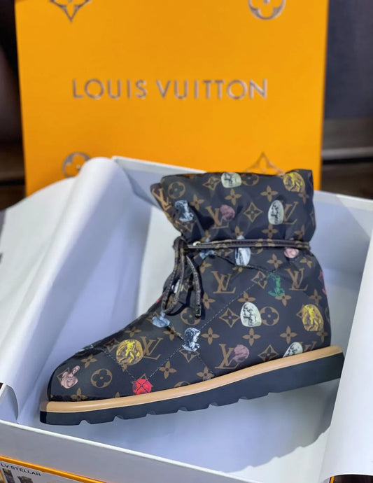 Louis Vuitton Monogram Nylon Snow Boots