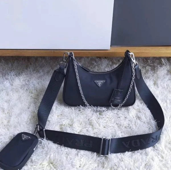 Prada Re-Edition 2005 Nylon Hobo Bags for Women