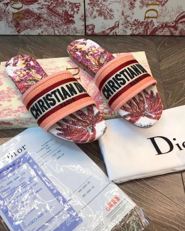Christian Dior Dway Slide | Embroidery Slippers | 23 Designs