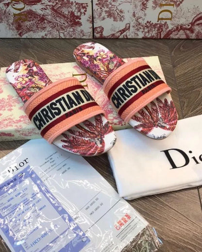 Christian Dior Dway Slide | Embroidery Slippers | 23 Designs
