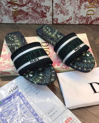 Christian Dior Dway Slide | Embroidery Slippers | 23 Designs