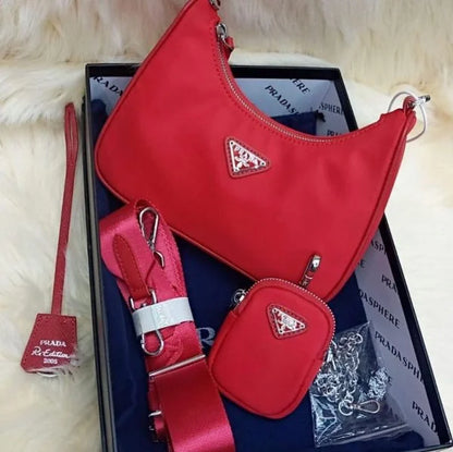 Prada Re-Edition 2005 Nylon Hobo Bags for Women