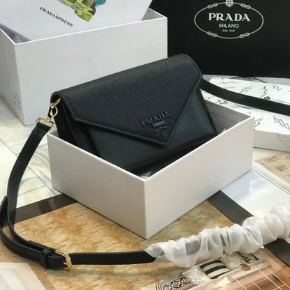 Prada Saffiano Leather Mini Envelope Bags