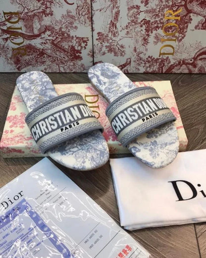 Christian Dior Dway Slide | Embroidery Slippers | 23 Designs