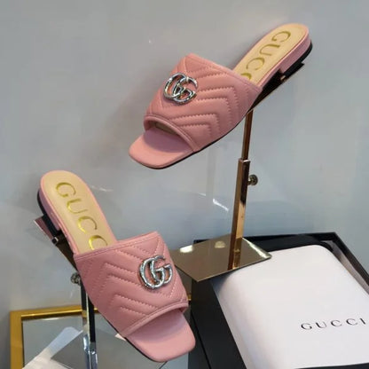 Gucci Slide with Double G 鈥� Flat Shoes For Women