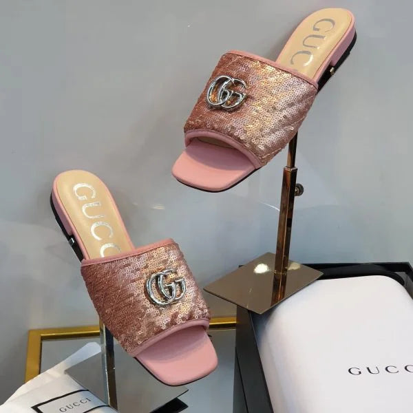 Gucci Slide with Double G 鈥� Flat Shoes For Women