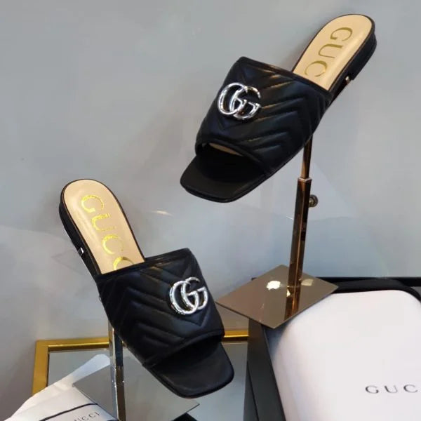 Gucci Slide with Double G 鈥� Flat Shoes For Women