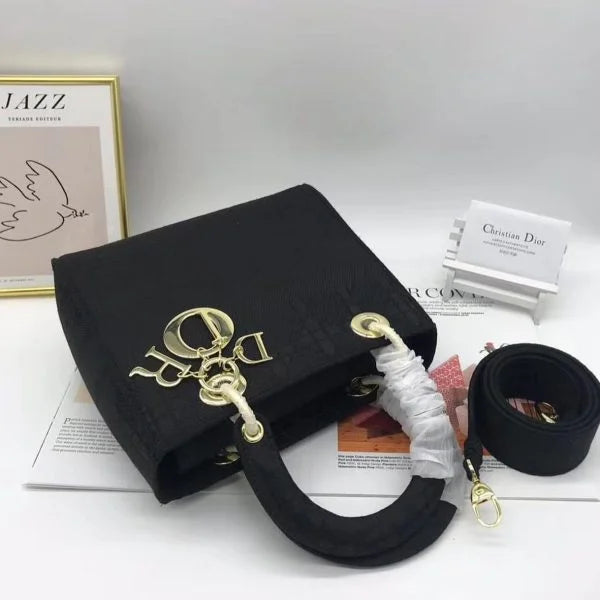 Christian Dior Lady D-Lite Cannage Embroidery Bags