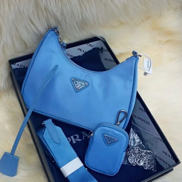 Prada Re-Edition 2005 Nylon Hobo Bags for Women
