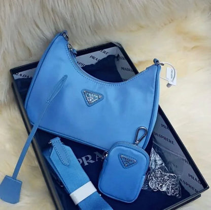 Prada Re-Edition 2005 Nylon Hobo Bags for Women