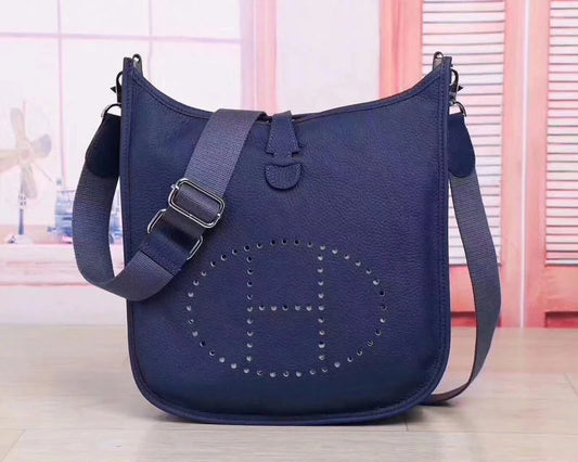 Hermes Evelyne Crossbody Bag Blue