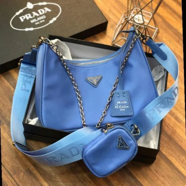 Prada Re-Edition 2005 Nylon Hobo Bags for Women