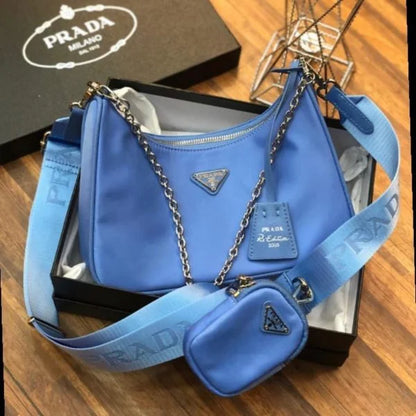 Prada Re-Edition 2005 Nylon Hobo Bags for Women