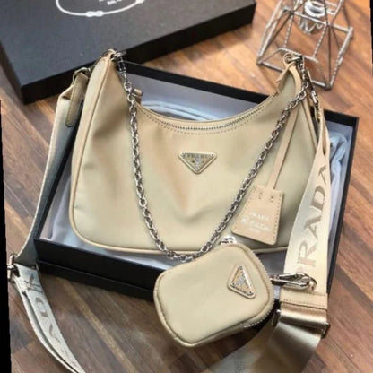 Prada Re-Edition 2005 Nylon Hobo Bags for Women