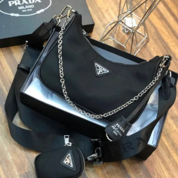 Prada Re-Edition 2005 Nylon Hobo Bags for Women