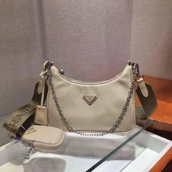Prada Re-Edition 2005 Nylon Hobo Bags for Women