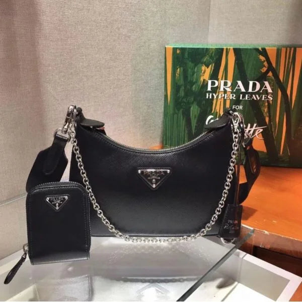 Prada Re-Edition 2005 Nylon Hobo Bags for Women