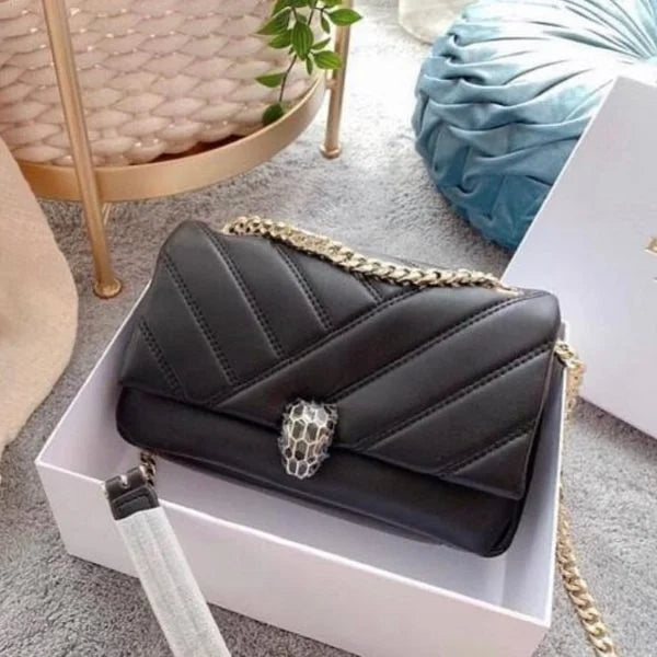 Bvlgari Serpenti Cabochon Shoulder Bag For Women