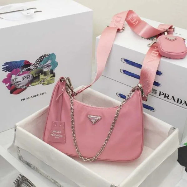 Prada Re-Edition 2005 Nylon Hobo Bags for Women