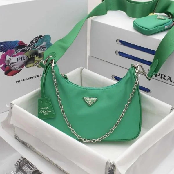 Prada Re-Edition 2005 Nylon Hobo Bags for Women