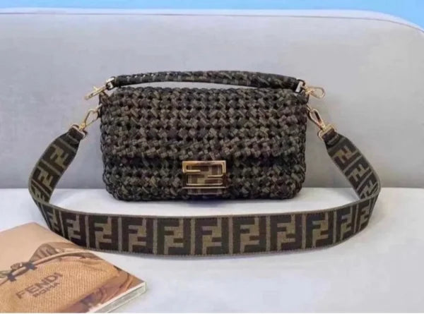 Fendi Baguette Canvas Bag