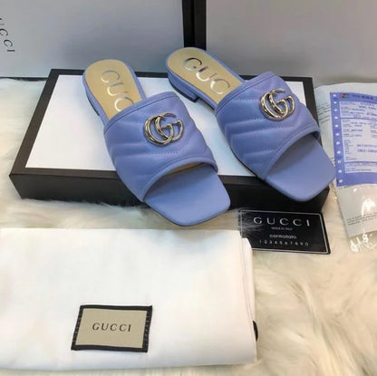 Gucci Slide with Double G 鈥� Flat Shoes For Women