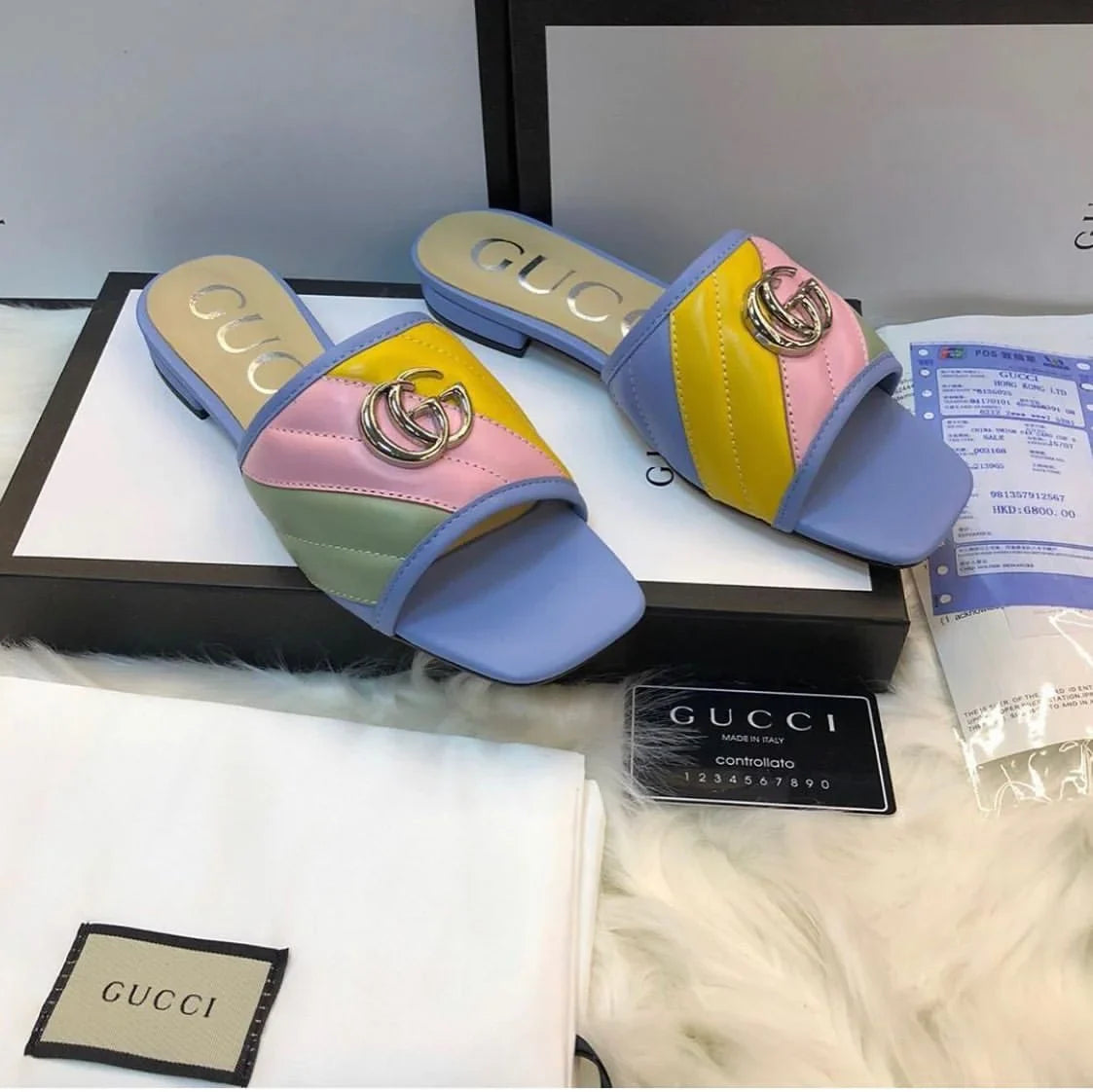 Gucci Slide with Double G 鈥� Flat Shoes For Women