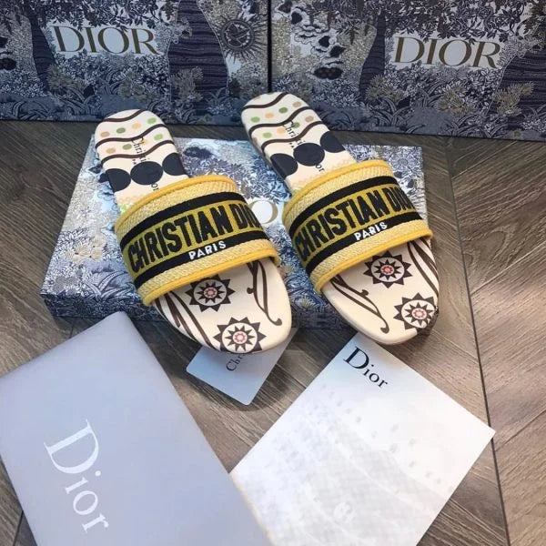 Christian Dior Dway Slide | Embroidery Slippers | 23 Designs