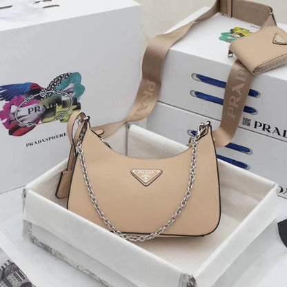 Prada Re-Edition 2005 Nylon Hobo Bags for Women