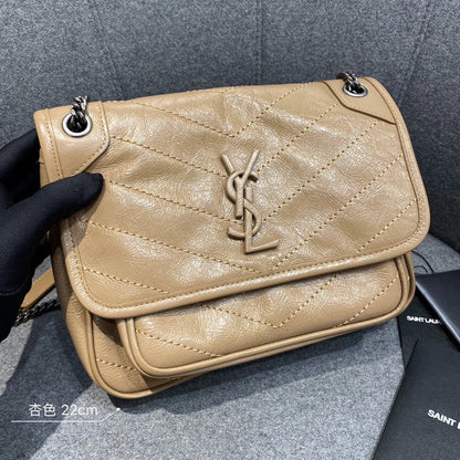 Saint Laurent Niki Vintage Leather Bag