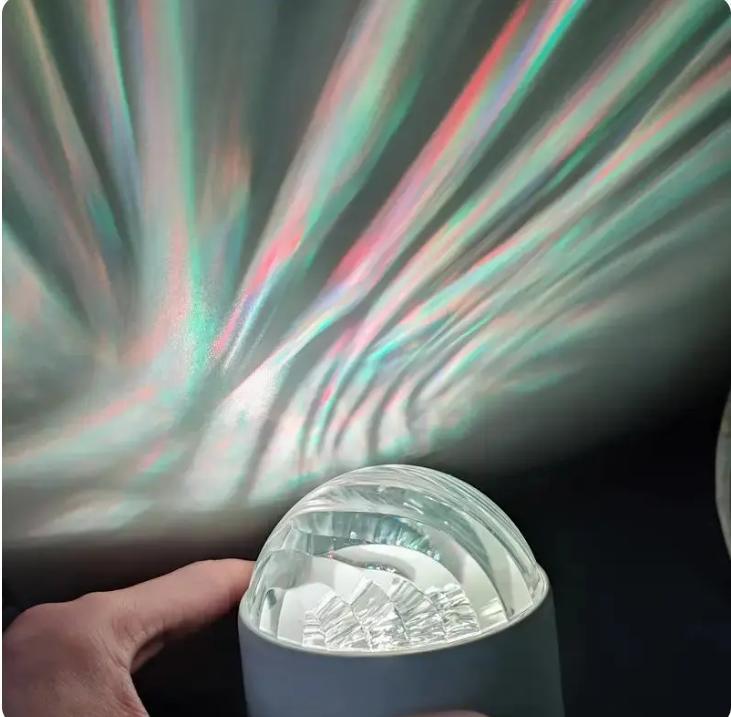 Aurora Projector Night Light, USB Powered 2 In 1 Aurora Projector Night Light with Remote Control, Decorative Light for Bedroom, Party, Home and Office, Audio
