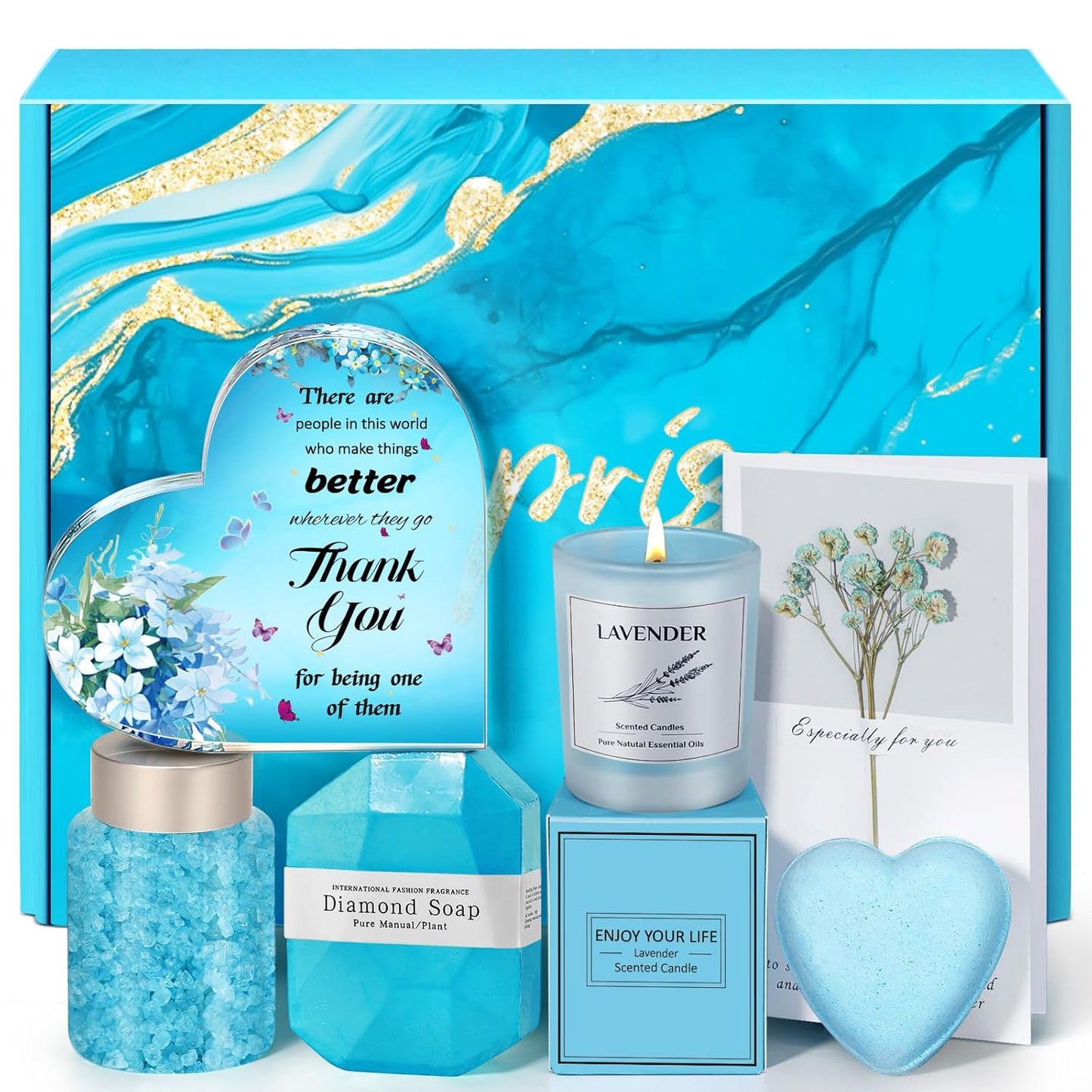 Eletorot Thank You Gifts for Women Unique Appreciation Gifts for Coworkers | Relaxing Spa Gift for Teacher Volunteer Nurse Boss Employee Friend, Retirement, Christmas Presents