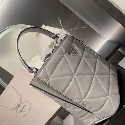 Prada Saffiano Leather Panier Tote Bags