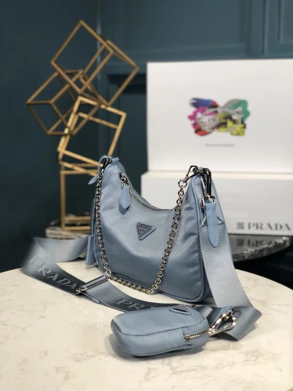 Prada Re-Edition 2005 Nylon Hobo Bags for Women